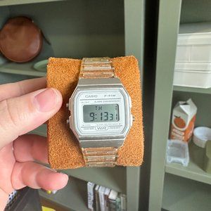 Casio Unisex Digital Clear Jelly Strap Watch